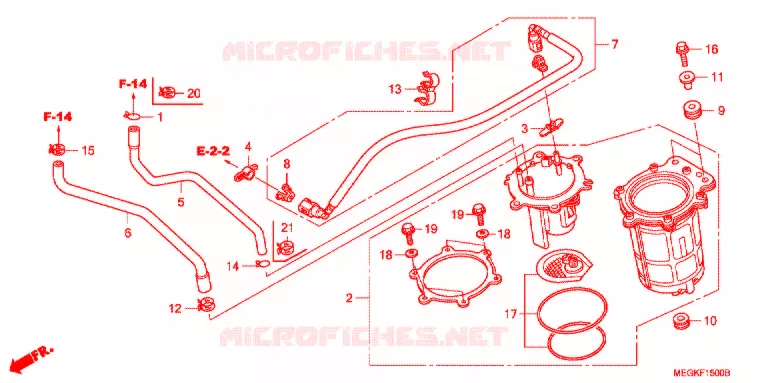 POMPE A ESSENCE Honda MOTO 750 SHADOW 2011  VT750CSA