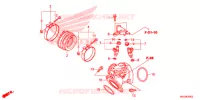 COLLECTEUR D'ADMISSION pour Honda SHADOW VT 750 RED de 2011