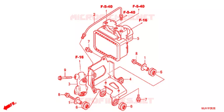 MODULATEUR ABS Honda MOTO 750 SHADOW 2012  VT750CSC