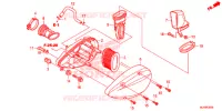 FILTRE A AIR pour Honda SHADOW VT 750 AERO C-ABS RED de 2016