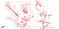 MAITRE CYLINDRE DE FREIN AVANT pour Honda SHADOW VT 750 CLASSIC EDITION de 1998