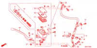 MAITRE CYLINDRE DE FREIN AVANT pour Honda VT 750 S de 2010