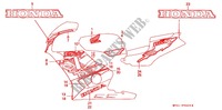 AUTOCOLLANTS (CBR400RRR) pour Honda CBR 400 RR FIREBLADE Without speed warning light de 1994