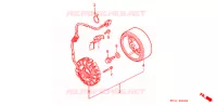 ALTERNATEUR pour Honda CBR 400 RR FIREBLADE With speed warning light de 1995