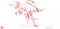 BEQUILLE LATERALE pour Honda VTR 1000 FIRE STORM de 2001