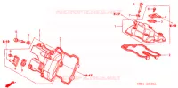 COUVRE CULASSE pour Honda VTR 1000 FIRE STORM BLACK de 2004