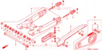 BRAS OSCILLANT pour Honda SUPER HAWK 996 de 2005