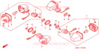 CLIGNOTANT pour Honda VTR 1000 SUPER HAWK de 1998