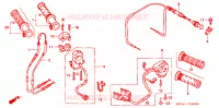 COMMODO   LEVIER   CABLE pour Honda VTR 1000 SUPER HAWK de 1998