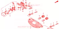 FEU ARRIERE pour Honda VTR 1000 SUPER HAWK de 1998