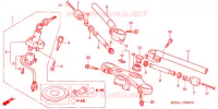 GUIDON   TE DE FOURCHE ('98 '00) pour Honda VTR 1000 SUPER HAWK de 1998