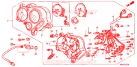 COMPTEUR ('98 '00) pour Honda VTR 1000 SUPER HAWK de 1998