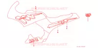 AUTOCOLLANTS (VTR250L) pour Honda VTR 250 INTERCEPTOR de 1990