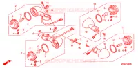 CLIGNOTANT pour Honda VTX 1300 C de 2005