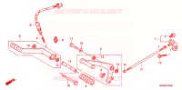 PEDALE pour Honda VTX 1300 C de 2005