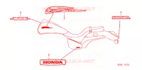AUTOCOLLANTS pour Honda VTX 1300 C de 2009
