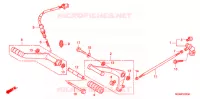 PEDALE pour Honda VTX 1300 C de 2009