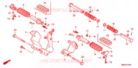 REPOSE PIED pour Honda VTX 1300 C de 2009