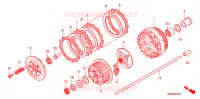 EMBRAYAGE pour Honda VTX 1300 C de 2009
