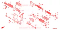 REPOSE PIED pour Honda VTX 1300 C de 2009