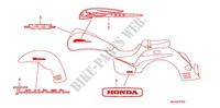 AUTOCOLLANTS pour Honda VTX 1300 R de 2009