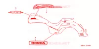 AUTOCOLLANTS pour Honda VTX 1300 S RETRO de 2004
