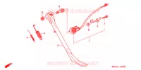 BEQUILLE LATERALE pour Honda VTX 1300 S RETRO de 2004