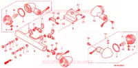 CLIGNOTANT pour Honda VTX 1300 S RETRO de 2004
