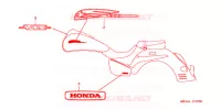 AUTOCOLLANTS pour Honda VTX 1300 S de 2006