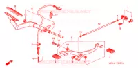 PEDALE pour Honda VTX 1300 S de 2006