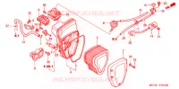 FILTRE A AIR pour Honda VTX 1800 C Black crankcase, Chromed handlebar risers de 2006