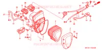 FILTRE A AIR pour Honda VTX 1800 F Black crankcase, Chomed forks covers and handlebar de 2005