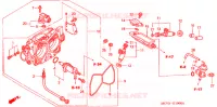 CORPS DE PAPILLON pour Honda VTX 1800 RETRO CAST de 2002