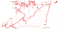 DURITES DE FREIN pour Honda VTX 1800 S de 2002