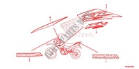 AUTOCOLLANTS pour Honda XR 125, Kick starter only -DK- de 2012