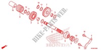 AXE DE KICK pour Honda XR 125, Kick starter only -DK- de 2012