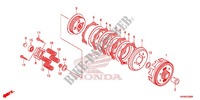 EMBRAYAGE pour Honda XR 125, Kick starter only -DK- de 2012