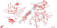 FILTRE A AIR pour Honda XR 125, Kick starter only -DK- de 2012
