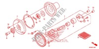 POMPE A HUILE pour Honda XR 125, Kick starter only -DK- de 2012