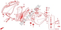 RESERVOIR A CARBURANT pour Honda XR 125, Kick starter only -DK- de 2012