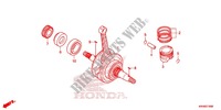 VILEBREQUIN   PISTON pour Honda XR 125, Kick starter only -DK- de 2012