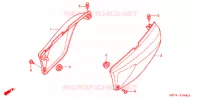 COUVERCLES LATERAUX pour Honda 125 VARADERO série limité de 2004