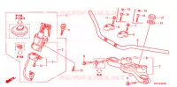 GUIDON   TE DE FOURCHE pour Honda 125 VARADERO série limité de 2004