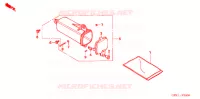 BOITE A OUTILS pour Honda XR 100 MOTARD de 2006