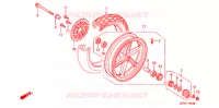 ROUE AVANT pour Honda XR 100 MOTARD de 2006