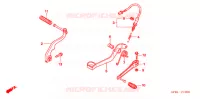 PEDALE   KICK pour Honda XR 100 MOTARD de 2008