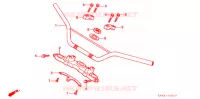 GUIDON   TE DE FOURCHE pour Honda XR 100 de 2003