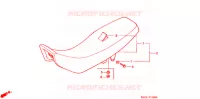 SELLE pour Honda XR 100 de 2003
