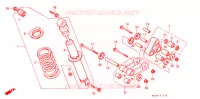 AMORTISSEUR ARRIERE pour Honda XR 100 de 1985