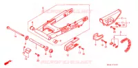 BRAS ARRIERE pour Honda XR 100 de 1986